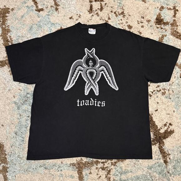 Vintage 2001 Toadies Hell Below / Stars Above Shirt Size XL Angel Band Tee - Picture 1 of 5